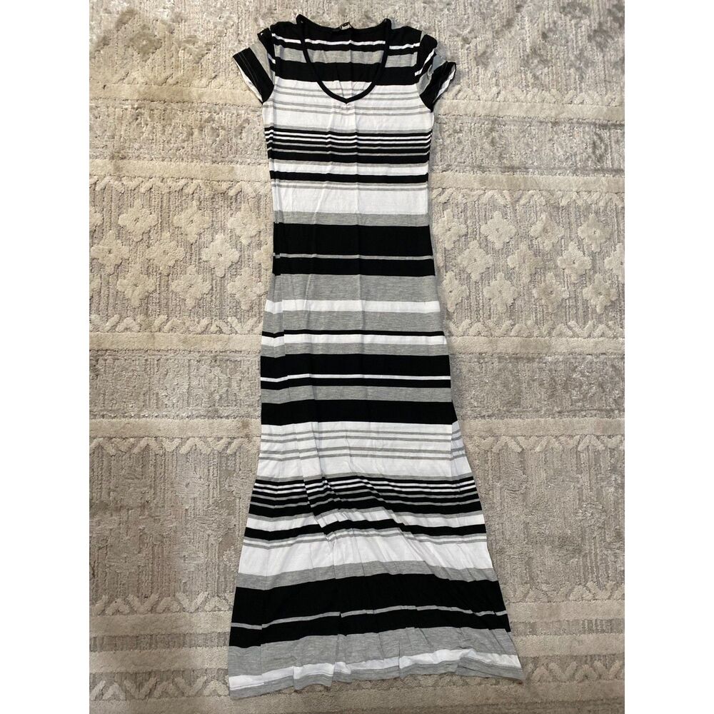 Just Love Maxi Dress Black And White